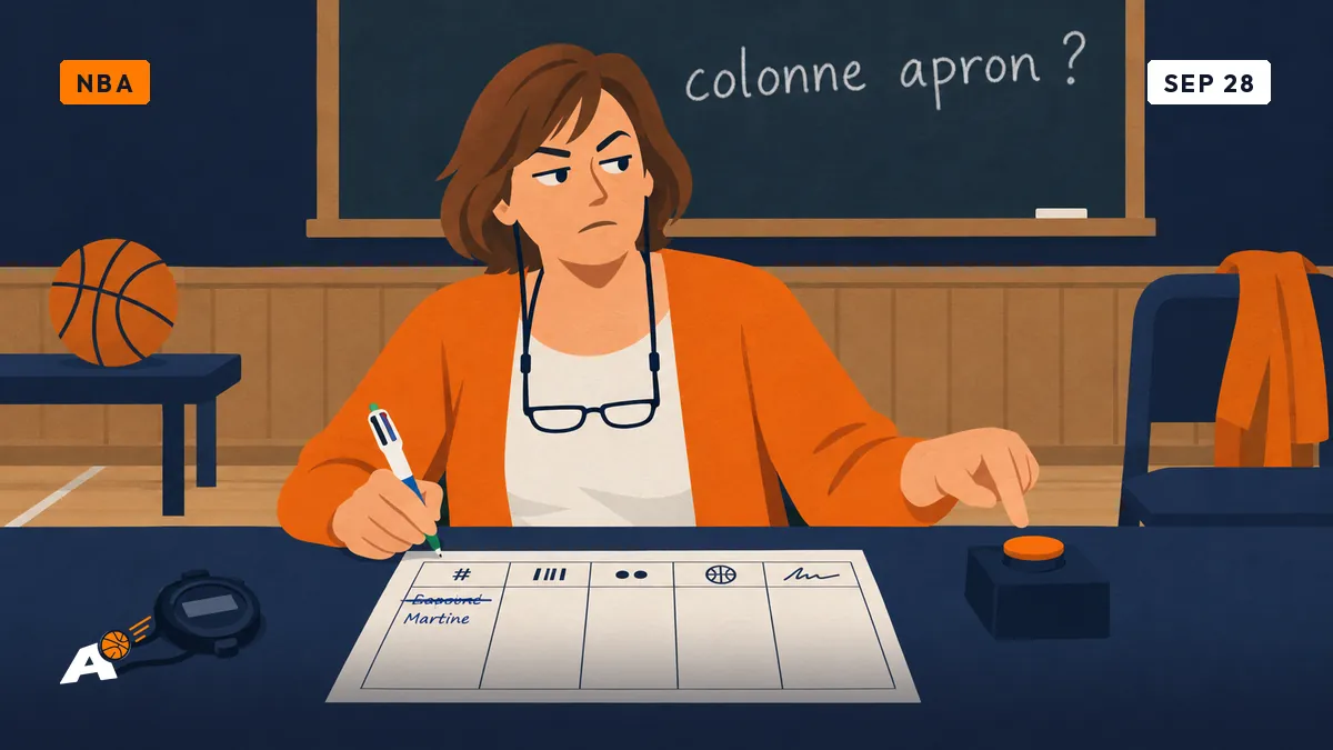 Robinson leaves New York over the apron: Martine looks for the column