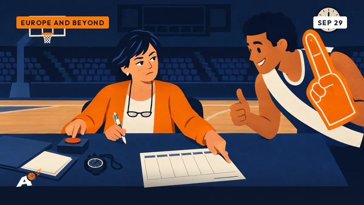 Shaq has seen one game in Europe and called it “wild”, Martine asks for the scoresheet