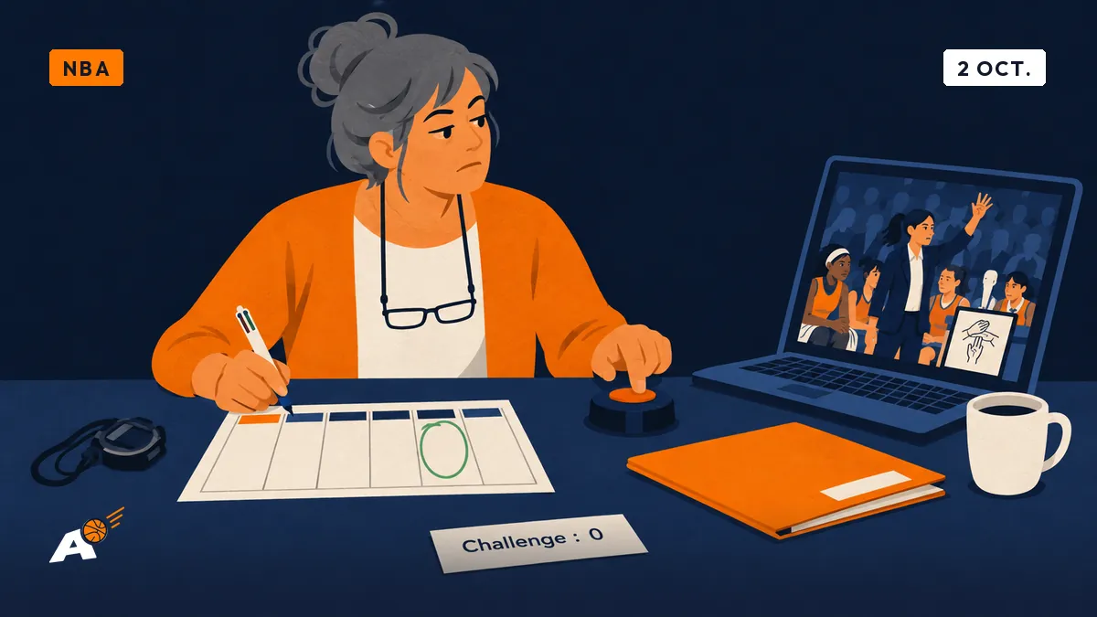 Un challenge demandé, jamais arrivé, une technique à la place : Martine a la colonne