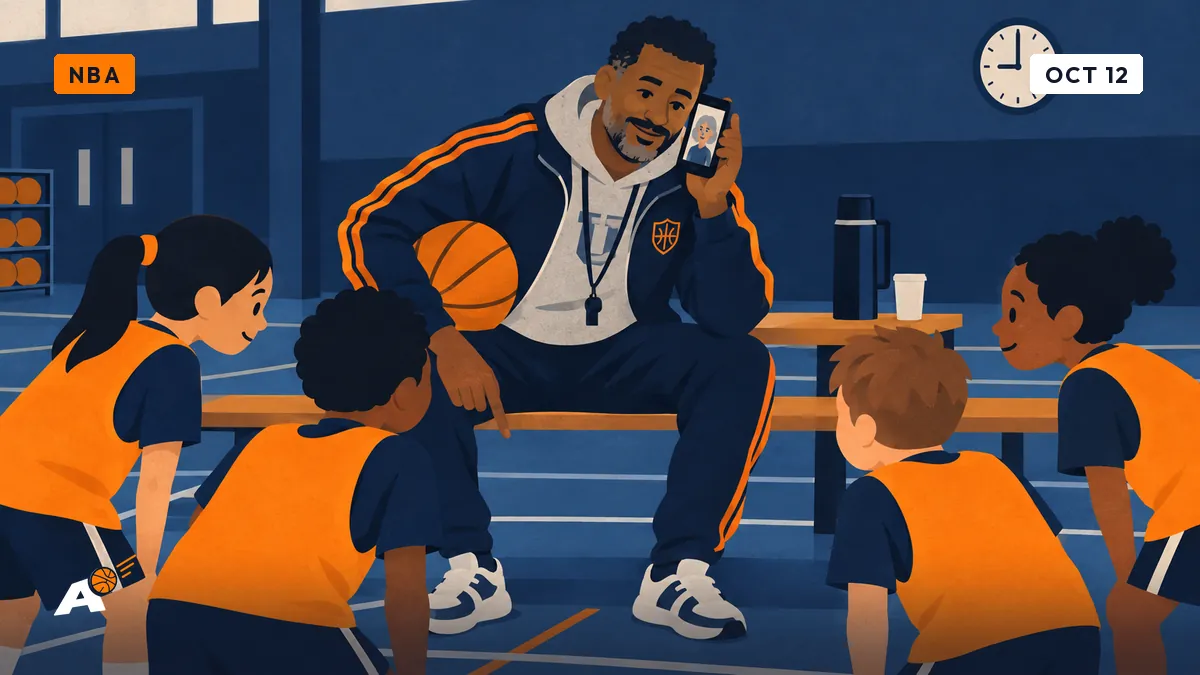 Jokic coaches the kids from the bench: Darnell’s mother recognises a Sunday morning